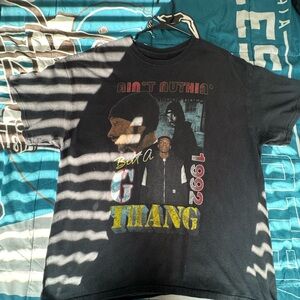 Black Graphic T-Shirt with 1992 Design